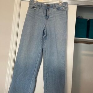 Wide leg jeans